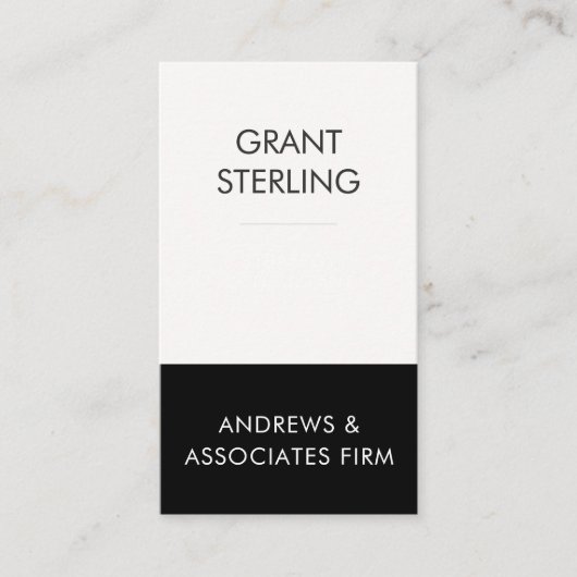 Elegant Modern Corporate Visitenkarte (Vorderseite)