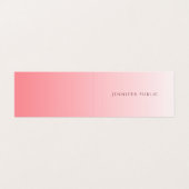 Elegant Modern Create Your Own Template Visitenkarten (Außenseite Aufgefaltet)