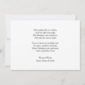 Elegant Modern Family Flat Christmas Greeting Card Dankeskarte (Rückseite)