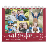 Elegant Modern Family Photos 2026 Kalender (Titelbild)