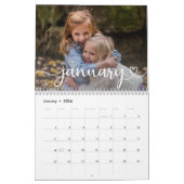 Elegant Modern Family Photos 2026 Kalender (Jan 2026)