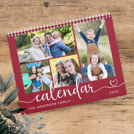 Elegant Modern Family Photos 2026 Kalender