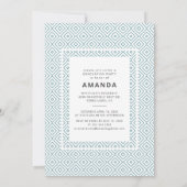 Elegant Modern Foto Abschluss 2025 Party Einladung (Rückseite)