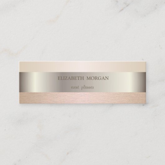 Elegant modern gestylt mini visitenkarte (Vorderseite)