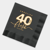 Elegant Modern Girly 40 und Fresh Servietten Mit Folie (Links)