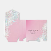 Elegant Modern Glitzer Brautparty Geschenkscha Geschenkschachtel (Ungefaltet)