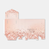 Elegant Modern Glitzer Brautparty Geschenkscha Geschenkschachtel (Ungefaltet)