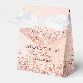 Elegant Modern Glitzer Brautparty Geschenkscha Geschenkschachtel
