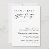 Elegant modern glücklich je nach QR Code Foto Einladung (Vorderseite)