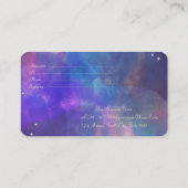 Elegant Modern Gold Confetti Paint Splash Rabattkarte (Rückseite)