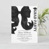 Elegant Modern Graduation Einladung (Stehend Vorderseite)