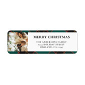 Elegant Modern Green Buffalo Karierte Weihnachten (Vorne)