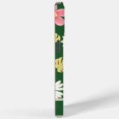Elegant Modern Green Pink Floral Case-Mate iPhone Hülle (Rückseite / Rechts)