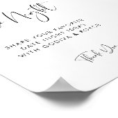 Elegant & modern Ideen für die Date Poster (Ecke)