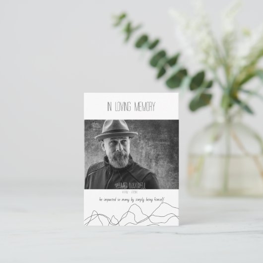 Elegant modern in Lounge Gedächtniskarten Visitenkarte (Stehend Vorderseite)