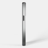 Elegant Modern Infinity | Silver Gray iPhone Hülle (Rechte Seite)