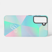 Elegant Modern Initial Samsung Galaxy Hülle (Rückseite (Horizontal))