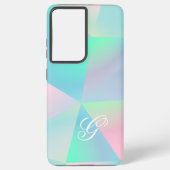 Elegant Modern Initial Samsung Galaxy Hülle (Rückseite)