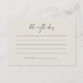 Elegant Modern Light Sage Green Datum Ideen Begleitkarte (Vorderseite)