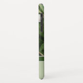 Elegant Modern Lily of the Valley Monogram Name Case-Mate iPhone Hülle (Hinten/Links)