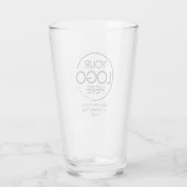 Elegant Modern Logo Employee/Company SWAG Green Glas (Rückseite)