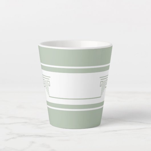 Elegant Modern Milchtasse (Vorderseite)