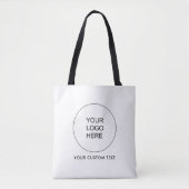 Elegant Modern Minimalist Template Promotional Tasche (Vorderseite)