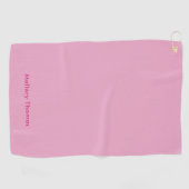 Elegant Modern Minimalistisch Professionell Basic Golfhandtuch (Horizontal)