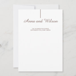 Elegant & modern mit Ankündigung von Hochzeiten im