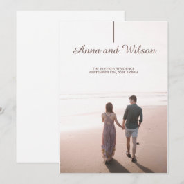 Elegant & modern mit Ankündigung von Hochzeiten im