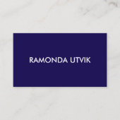 Elegant Modern mit QR-Code Visitenkarte (Vorderseite)