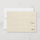 Elegant Modern Monogram Vielen Dank Dankeskarte (Vorderseite)