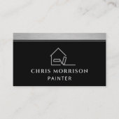 Elegant Modern Painter Professional QR Code Visitenkarte (Vorderseite)