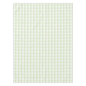 Elegant Modern Pastel Green Gingham Pattern Spring Tischdecke (Vorderseite)