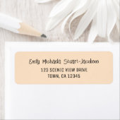 Elegant Modern Peach Casual Contemporary Script (Insitu)