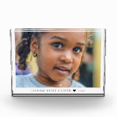 Elegant Modern Photo Block (Vorderseite)