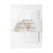 Elegant Modern Photo Wedding Einladungsbanderole (Vorderseite Beispiel)