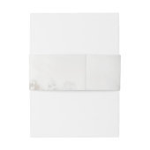 Elegant Modern Photo Wedding Einladungsbanderole (Rückseitenbeispiel)