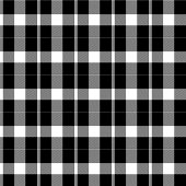 Elegant Modern Plaid Throw with Custom Monogram Fleecedecke