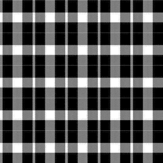 Elegant Modern Plaid Throw with Custom Monogram Fleecedecke