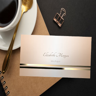 Elegant Modern Professionell Leuchtend Visitenkarte