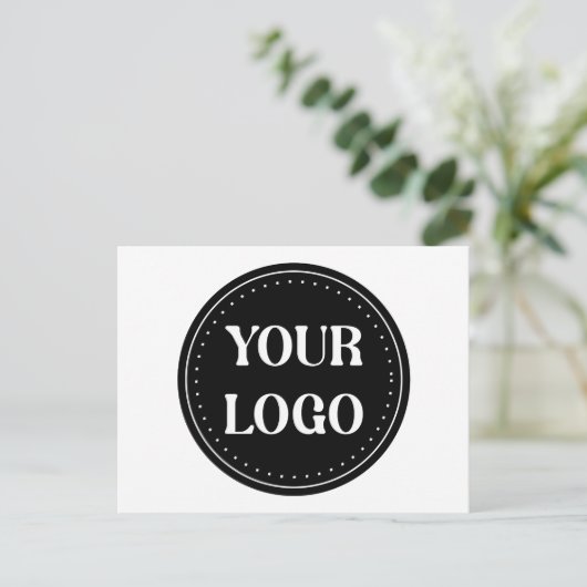 elegant, modern, raffiniert & editierbar. postkarte (Stehend Vorderseite)