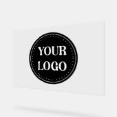 elegant, modern, raffiniert und editierbar. acrylschild (Winkel)