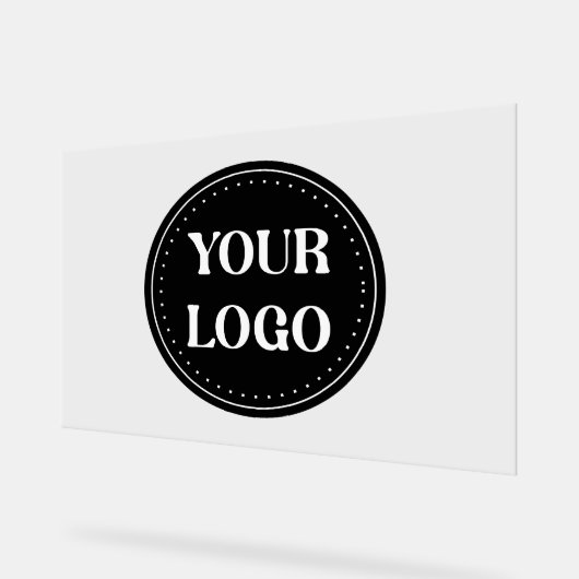 elegant, modern, raffiniert und editierbar. acrylschild (Winkel)