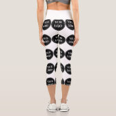 elegant, modern, raffiniert und editierbar. capri leggings (Rückseite)