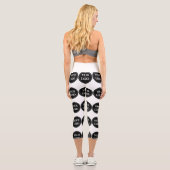 elegant, modern, raffiniert und editierbar. capri leggings (Rückseite)