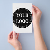 elegant, modern, raffiniert und editierbar. flyer (Handgriff)