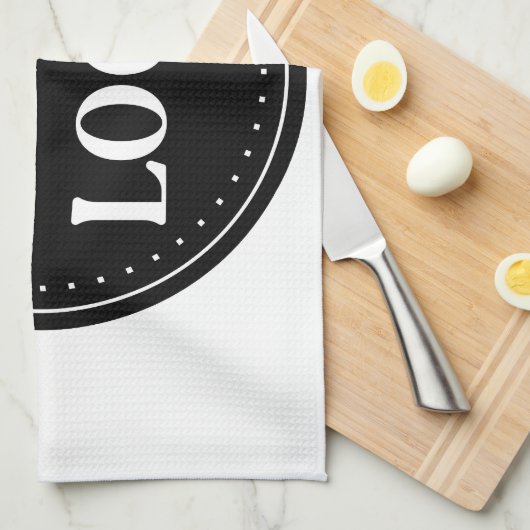 elegant, modern, raffiniert und editierbar. geschirrtuch (Viertel Falte)