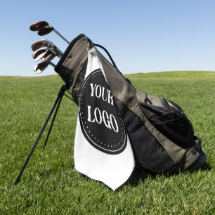 elegant, modern, raffiniert und editierbar. golfhandtuch