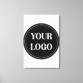 elegant, modern, raffiniert und editierbar. leinwanddruck (Vorderseite)